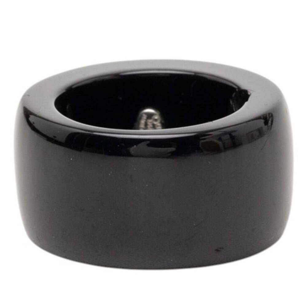 CHANEL Black Logo Ring - Picture 3 of 4